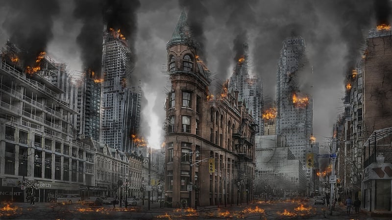 Post-Apocalyptic Urban Landscape